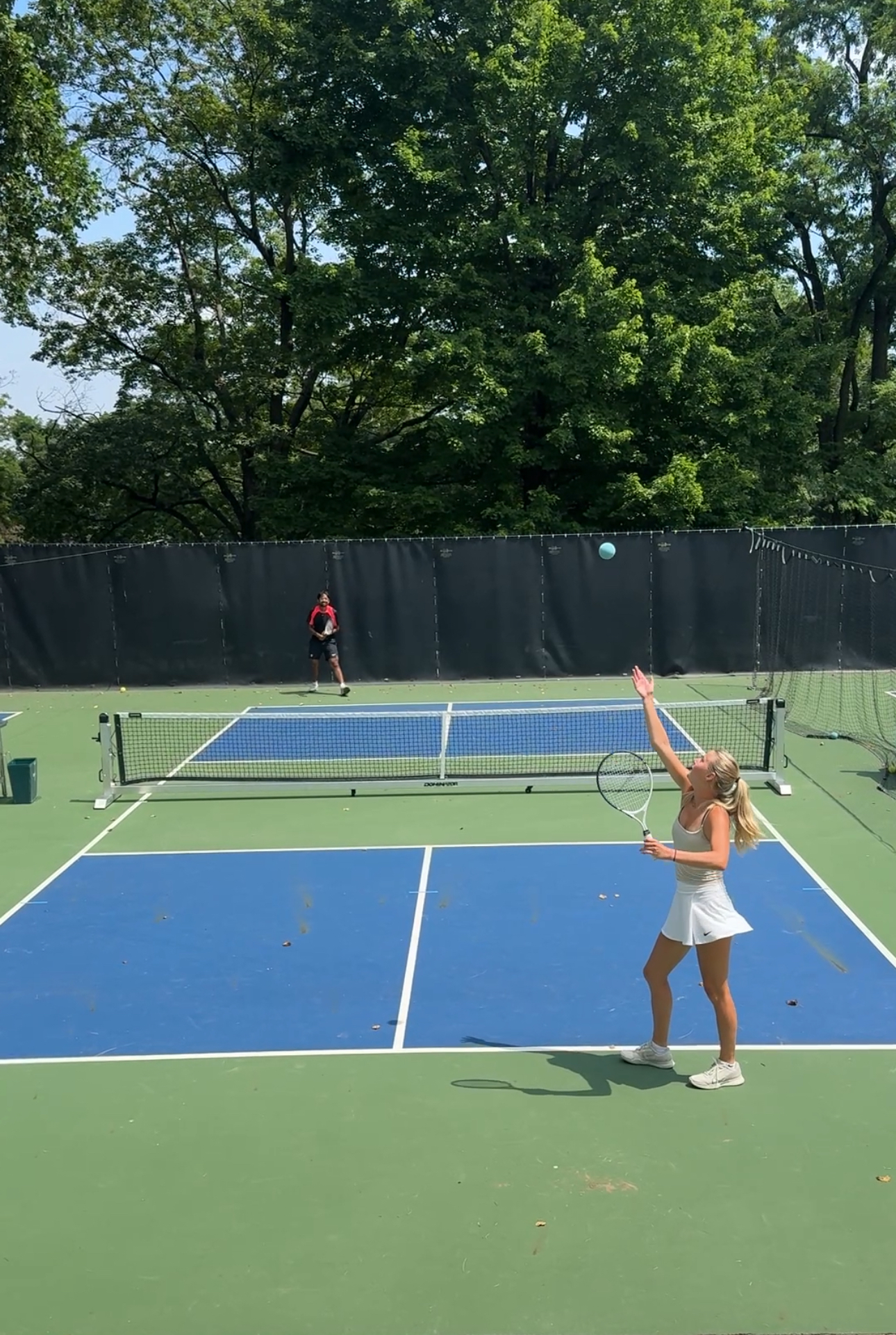 NJ Outdoor Pickleball Serve